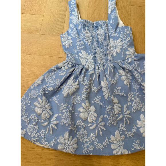 Flowers By Zoe 4T Flower Embossed Corset Dress - Picture 6 of 10